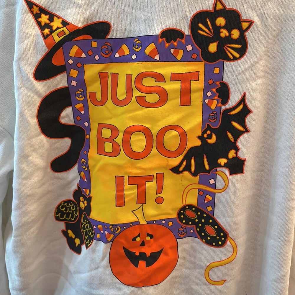 Halloween Jerzees Jacket Sweatshirt Oversized